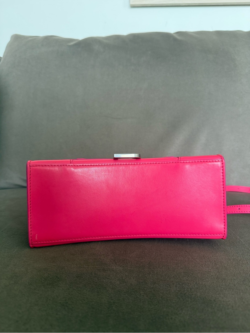 Balenciaga Mini Top Handle Bag in Bright Pink - Picture 9 of 12